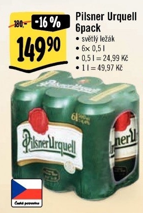 Pivo Pilsner Urquell