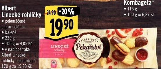 Rohlíčky linecké Albert