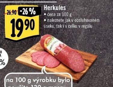 Salám Herkules Krásno