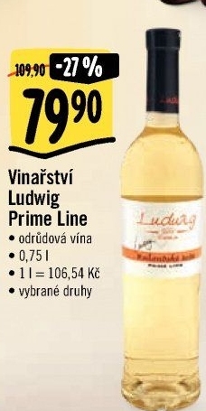 Vína Prime Line Vinařství Ludwig