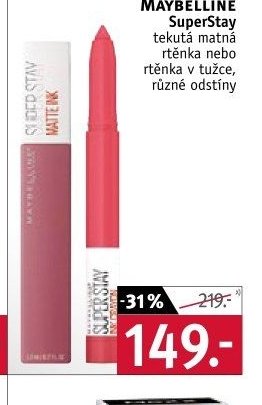 Maybelline SuperStay rtěnka