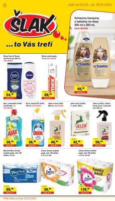 akční leták Šlak drogerie 5.5.2020-19.5.2020