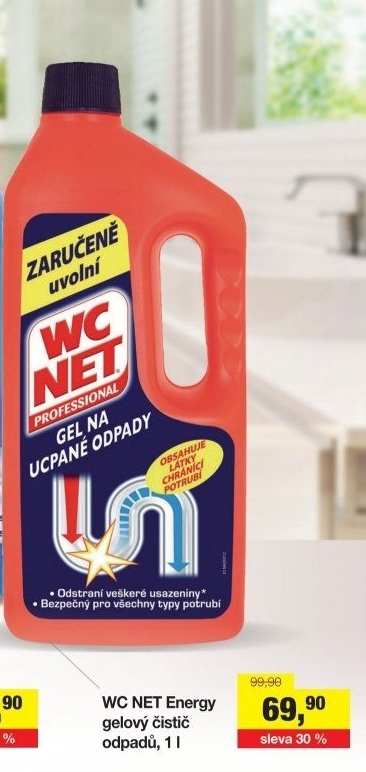 Čistič odpadů gelový Professional WC NET