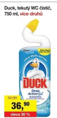 Gelový čistič WC Duck