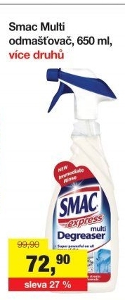 Odmašťovač Smac Express
