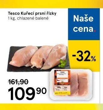 Tesco Kuřecí prsní řízky