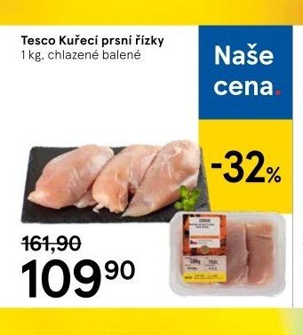 Tesco Kuřecí prsní řízky