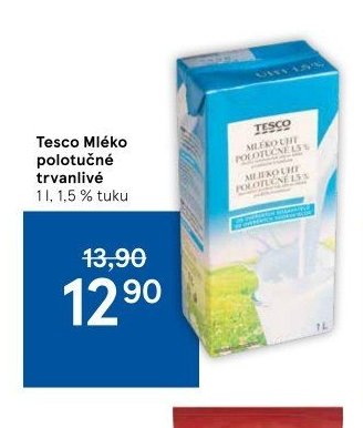 Tesco Mléko polotučné trvanlivé