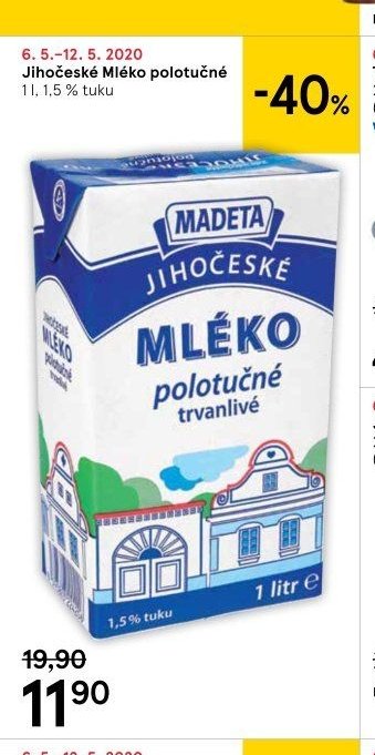 Jihočeské Mléko polotučné