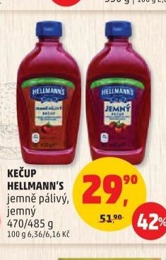 Kečup Hellmann's jemně pálivý, jemný