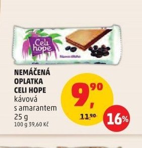 NEMÁČENÁ OPLATKA CELI HOPE