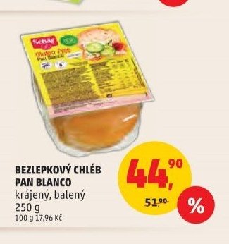 BEZLEPKOVÝ CHLÉB PAN BLANCO