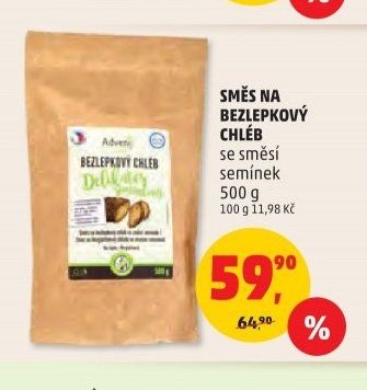 SMĚS NA BEZLEPKOVÝ CHLÉB