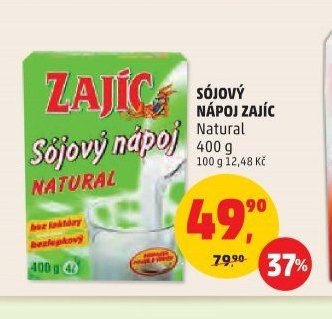 SÓJOVÝ NÁPOJ ZAJÍC Natural