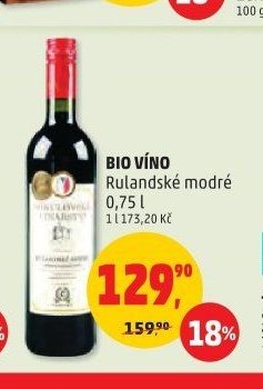 BIO VÍNO Rulandské modré