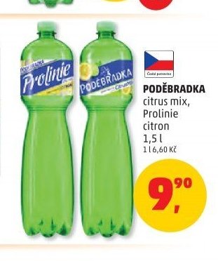 PODĚBRADKA citrus mix, Prolinie citron 1,5 l