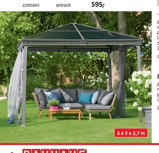 Pergola Reo - BAUHAUS akcniletaky.com