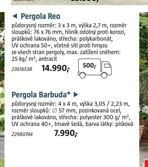 Pergola Barbuda - BAUHAUS akcniletaky.com