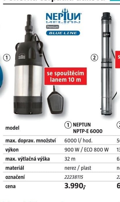 NEPTUN NPTP-E 6000 - BAUHAUS akcniletaky.com