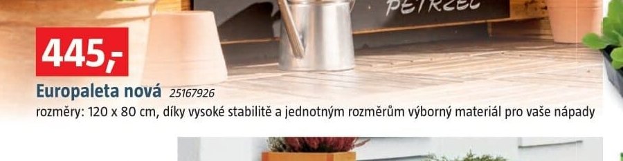 Europaleta nová