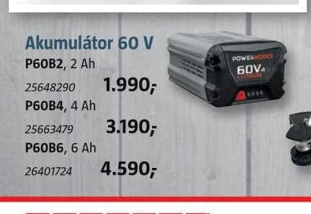 Akumulátor 60 V
