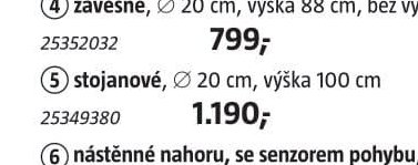 Série venkovních svítidel (stojanové) - BAUHAUS akcniletaky.com