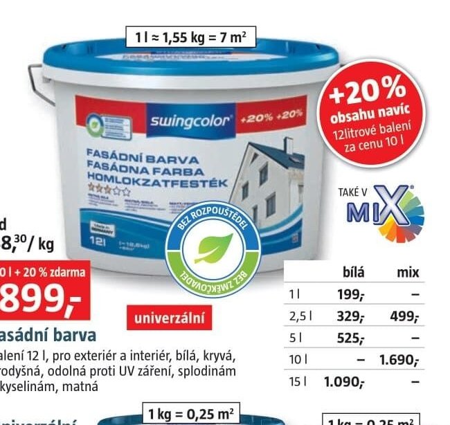 Fasádní barva - BAUHAUS akcniletaky.com