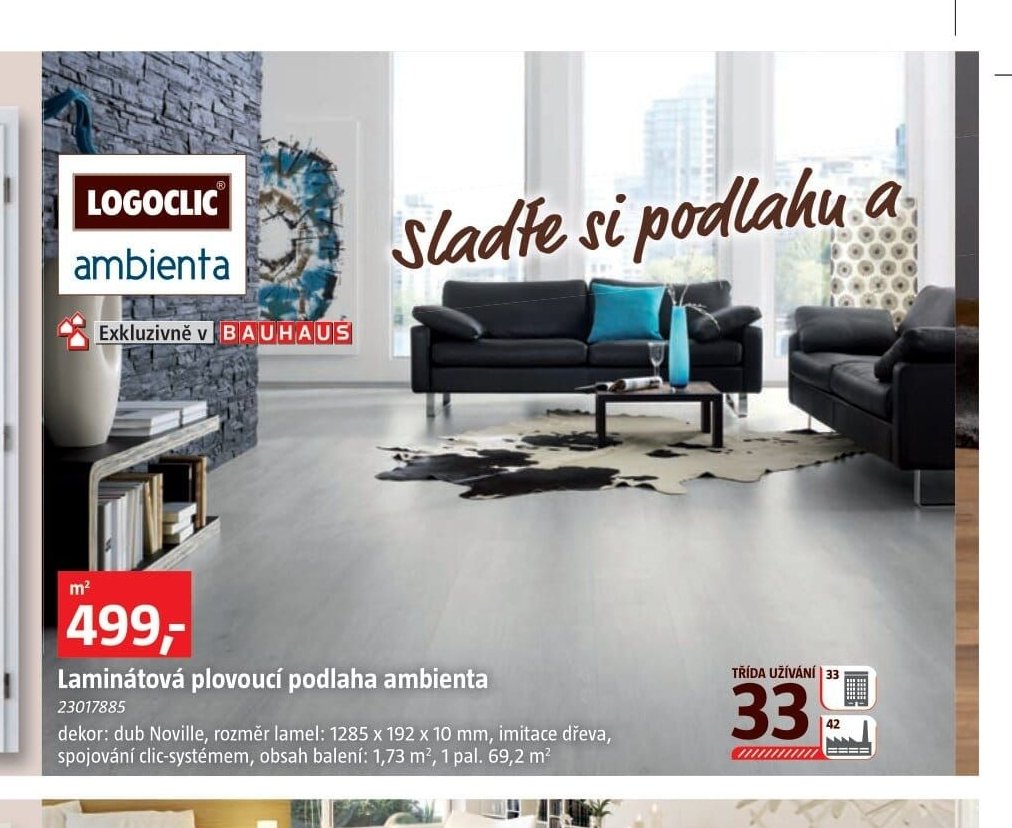Laminátová plovoucí podlaha ambienta - BAUHAUS akcniletaky.com