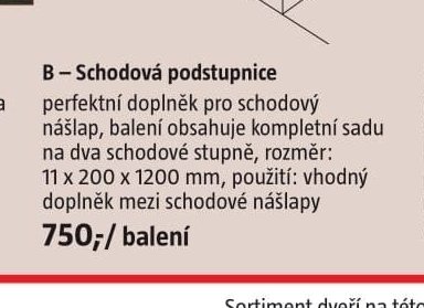 B - Schodová podstupnice - BAUHAUS akcniletaky.com