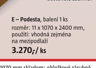 E - Podesta - BAUHAUS akcniletaky.com