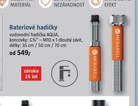 Bateriové hadičky MERABELL - BAUHAUS akcniletaky.com