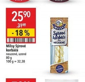 Milsy Sýrové korbáče
