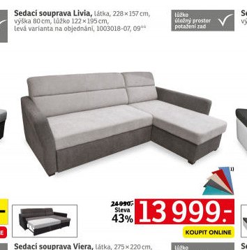 Sedací souprava Livia - ASKO akcniletaky.com