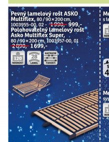 Pevný lamelový rošt ASKO Multiflex - ASKO akcniletaky.com