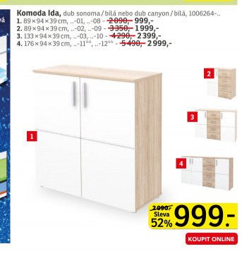 Komoda Ida - ASKO akcniletaky.com