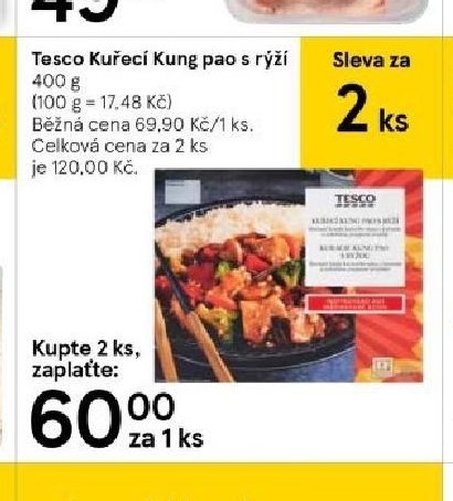 Tesco Kuřecí Kung pao s rýží