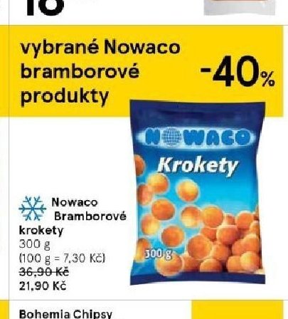 Nowaco bramborové krokety