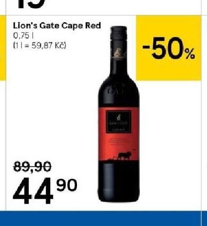 Lion's Gate Cape Red