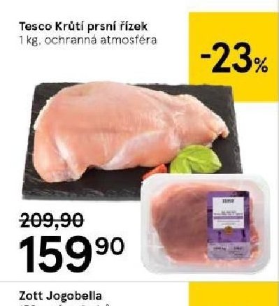 Tesco Krůtí prsní řízek