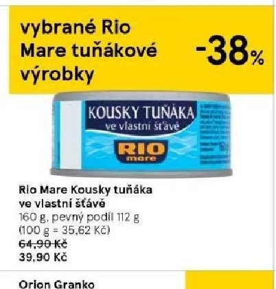 Rio Mare Kousky tuňáka