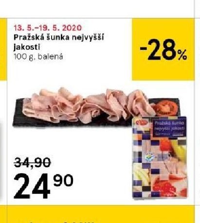 Pražská šunka nejvyšší jakosti