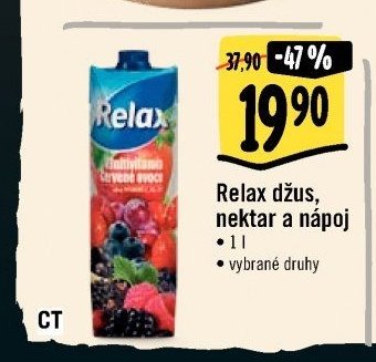 Relax džus, nektar a nápoj