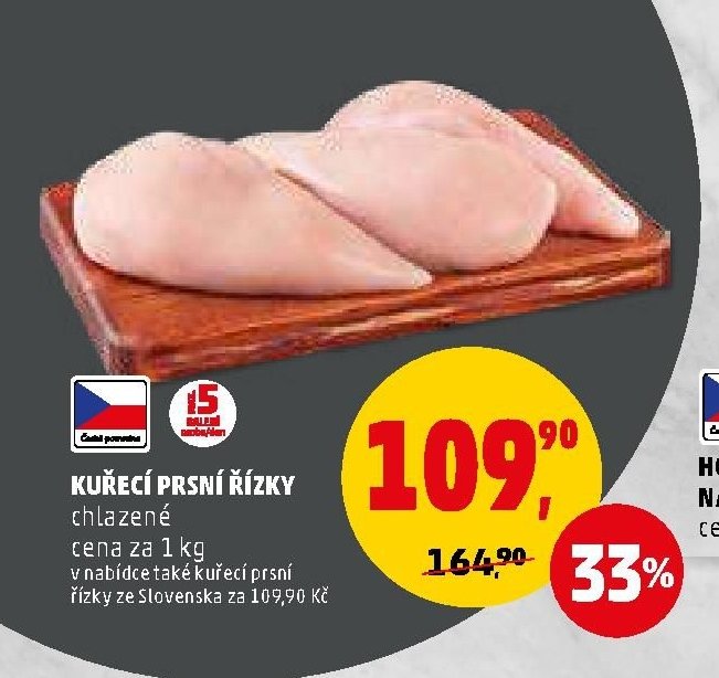 KUŘECÍ PRSNÍ ŘÍZKY