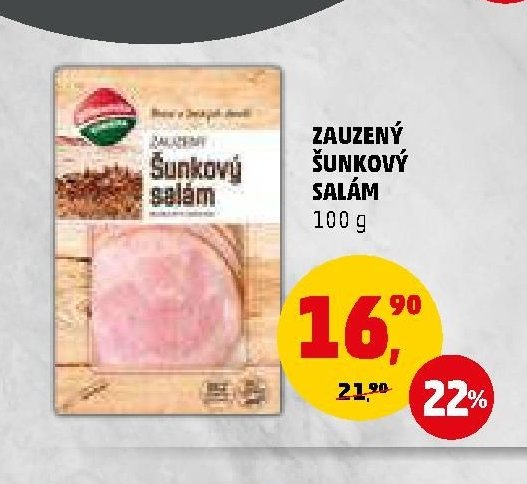 ZAUZENÝ ŠUNKOVÝ SALÁM