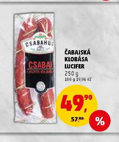 ČABAJSKÁ KLOBÁSA LUCIFER