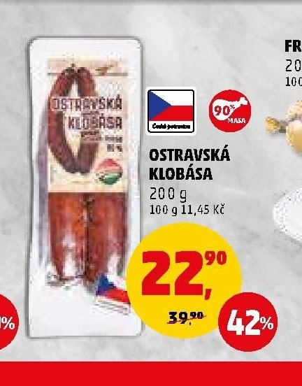 OSTRAVSKÁ KLOBÁSA