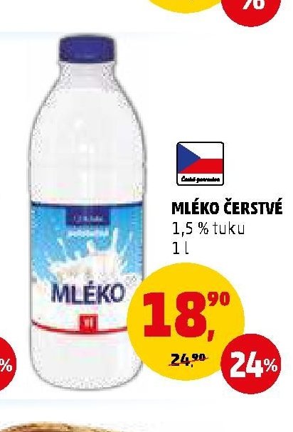 MLÉKO ČERSTVÉ