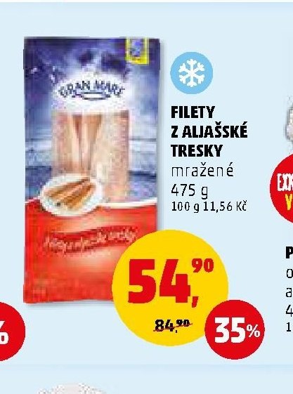 FILETY Z ALJAŠSKÉ TRESKY