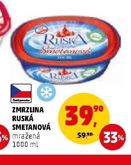 ZMRZLINA RUSKÁ SMETANOVÁ