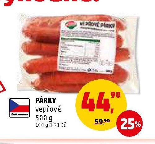 PÁRKY vepřové